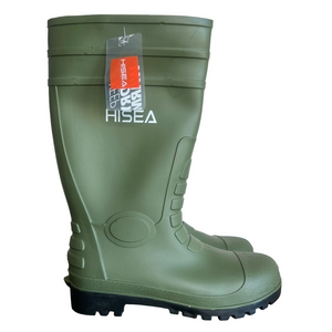 Hisea NEW Men's Steel Toe Waterproof Tall Boot Size 11 SKU#24250